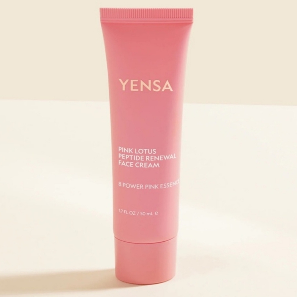 🆕️Yensa Pink Lotus Peptide Renewal Face Cream 8 Power Pink Essence